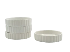 Nordwik Tærteforme Små, 4-pak, Porcelæn. 11x2,5 Cm