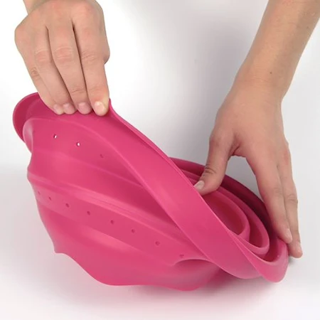 Lékué Dørslag 23 Cm Rød 2 Lékué Dørslag 23 Cm Rød - Billede 2