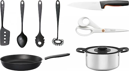 Fiskars Kit FF-køkkensæt M/8 Dele 1 Fiskars Kit FF-køkkensæt M/8 Dele