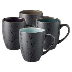 BITZ Krus 4-pak Stentøj Sort 30cl