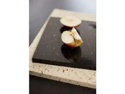 Hübsch Skærebræt Terrazzo Hvid/Sort -KitchenTime butik 26f66698 8448 4404 ad64 c6b6bad8ff4e
