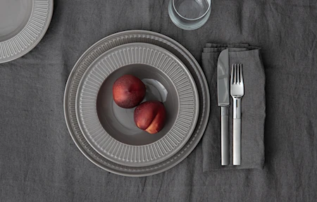 Nordwik Fålhagen Porcelænsæt 16 Dele, Lysegrå 2 Nordwik Fålhagen Porcelænsæt 16 Dele, Lysegrå - Billede 2