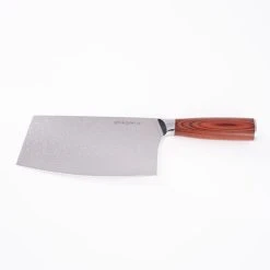 Grit&Grain Kinesisk Kokkekniv 67 Lag Damaskusstål 18 Cm