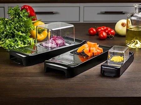 Alligator Family Løgskærer M/opsamler Sort 2 Alligator Family Løgskærer M/opsamler Sort - Billede 2