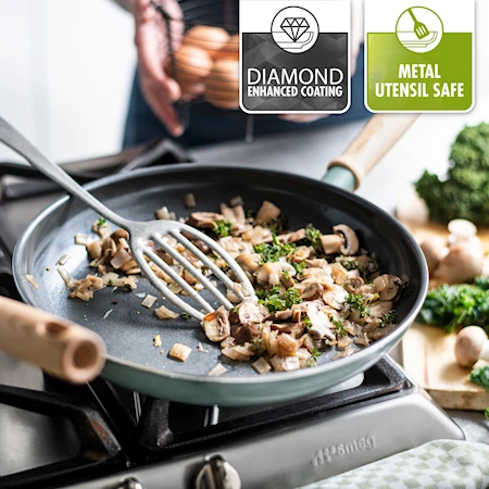 Greenpan Mayflower Sæt 2 Stegepander + Paletkniv 9 Greenpan Mayflower Sæt 2 Stegepander + Paletkniv - Billede 9