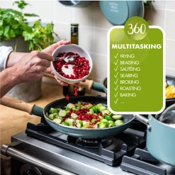 Greenpan Mayflower Stegepande 28 Cm -KitchenTime butik 665f9633 8279 4836 8d61 42116f319a48