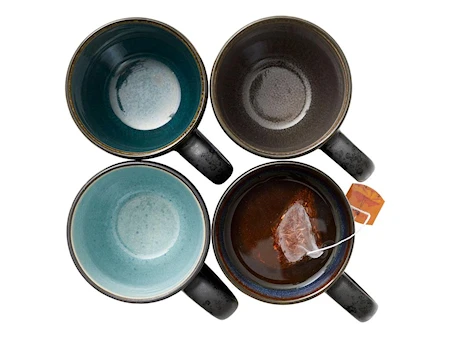 BITZ Krus 4-pak Stentøj Sort 30cl 2 BITZ Krus 4-pak Stentøj Sort 30cl - Billede 2