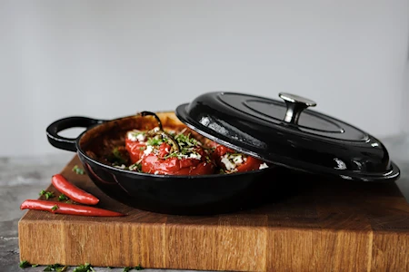 Nordwik Emaljeret Buffetgryde Støbejern 27 Cm Sort 3 Nordwik Emaljeret Buffetgryde Støbejern 27 Cm Sort - Billede 3