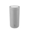 Stelton To Go Click Termoflaske Mat Light Grey 0,4 L