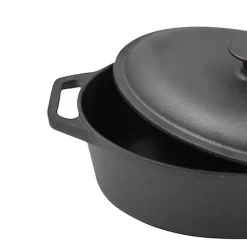 Nordwik Støbejernsgryde Oval 4 L Sort -KitchenTime butik 7a51ade3 c4cd 4042 9b17 36fabd2f9cfb