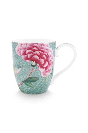 Pip Studio Blushing Birds Krus 2-pak 45 Cl Porcelæn Blå 2 Pip Studio Blushing Birds Krus 2-pak 45 Cl Porcelæn Blå - Billede 2