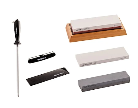 Grit&Grain Knivslibesæt Komplet 1 Grit&Grain Knivslibesæt Komplet