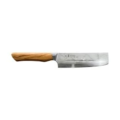 Satake Kaizen Grøntsagskniv Nakiri 16,5 Cm Olivenhåndtag