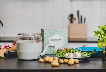 Nordwik Kartoffelskræller Med Håndsving 4 Nordwik Kartoffelskræller Med Håndsving - Billede 4