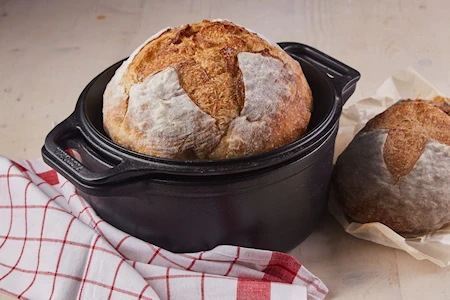 VICTORIA Emaljeret Combo Cooker Støbejernsgryde + Stegepande Ø 26 Cm 8 VICTORIA Emaljeret Combo Cooker Støbejernsgryde + Stegepande Ø 26 Cm - Billede 8