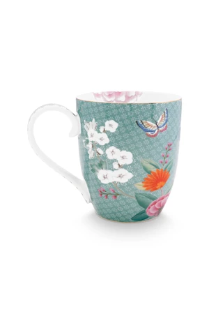 Pip Studio Blushing Birds Krus 2-pak 45 Cl Porcelæn Blå 3 Pip Studio Blushing Birds Krus 2-pak 45 Cl Porcelæn Blå - Billede 3