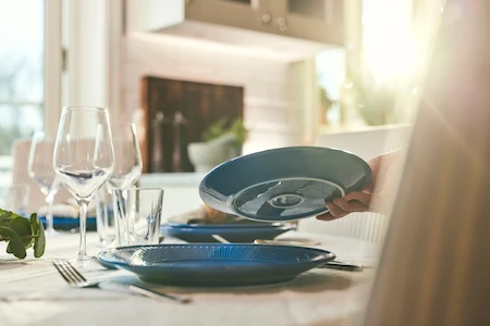 Nordwik Fålhagen Porcelænssæt16 Dele, Blå 6 Nordwik Fålhagen Porcelænssæt16 Dele, Blå - Billede 6