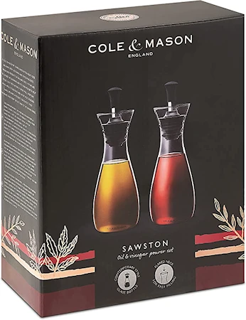 Cole & Mason Olie- & Eddikeflasker 2-pak 30 Cl Glas 2 Cole & Mason Olie- & Eddikeflasker 2-pak 30 Cl Glas - Billede 2