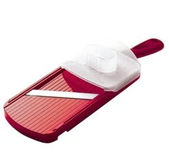 Kyocera Mandolin Med Keramiskt Blad, Ställbar, Röd