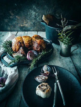 VICTORIA Emaljeret Combo Cooker Støbejernsgryde + Stegepande Ø 26 Cm 6 VICTORIA Emaljeret Combo Cooker Støbejernsgryde + Stegepande Ø 26 Cm - Billede 6