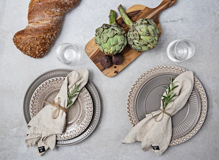 Nordwik Fålhagen Porcelænsæt 16 Dele, Lysegrå 3 Nordwik Fålhagen Porcelænsæt 16 Dele, Lysegrå - Billede 3