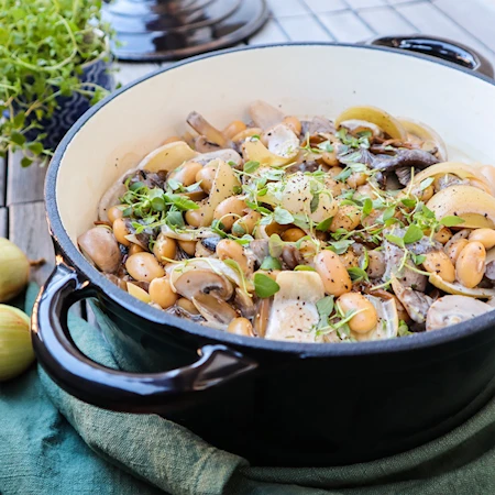 Nordwik Støbejernsgryde 5 L, Emaljeret Sort 7 Nordwik Støbejernsgryde 5 L, Emaljeret Sort - Billede 7