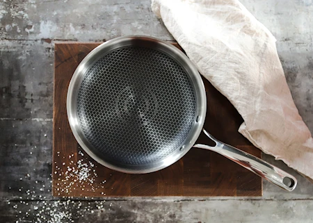 Nordwik Honeycomb Stegepande Rustfrit Stål 24 Cm 2 Nordwik Honeycomb Stegepande Rustfrit Stål 24 Cm - Billede 2