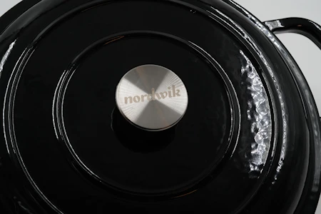 Nordwik Emaljeret Buffetgryde Støbejern 27 Cm Sort 6 Nordwik Emaljeret Buffetgryde Støbejern 27 Cm Sort - Billede 6