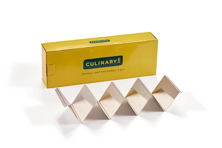 Culinary5 Tacostativ 2-pak Rustfrit Stål 3 Culinary5 Tacostativ 2-pak Rustfrit Stål - Billede 3