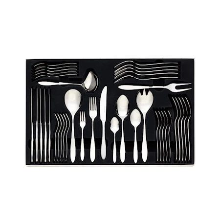 HARDANGER BESTIKK Fjord 40 Dele Bestiksæt 1 HARDANGER BESTIKK Fjord 40 Dele Bestiksæt