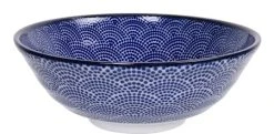 Tokyo Design Studio Nippon Blue Ramen Bowl Dots 21 Cm