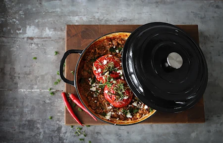 Nordwik Emaljeret Buffetgryde Støbejern 27 Cm Sort 5 Nordwik Emaljeret Buffetgryde Støbejern 27 Cm Sort - Billede 5