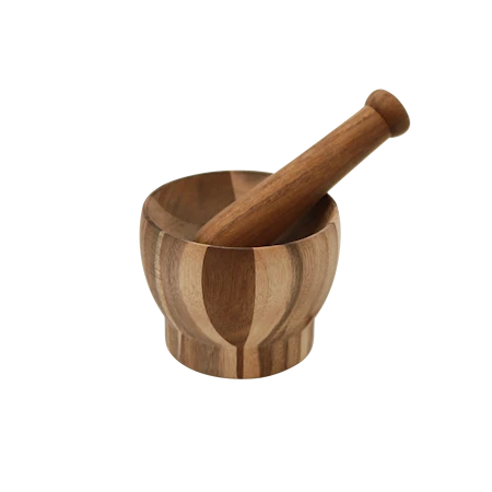 Culinary5 Mørtel 12,5 Cm Akacie 1 Culinary5 Mørtel 12,5 Cm Akacie