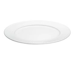 Pillivuyt Plissé Tallerken Flad Hvid, Ø 26 Cm