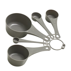 Måleskesæt 5 Dele Grå Funktion